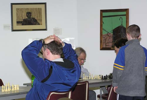 This is a photo of a group of chess players.