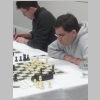 This is a photograph of Greater Knoxville Chess Club member FM Peter Bereolos playing chess.
