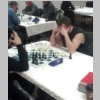 This is a photograph of a Greater Knoxville Chess Club member playing chess.